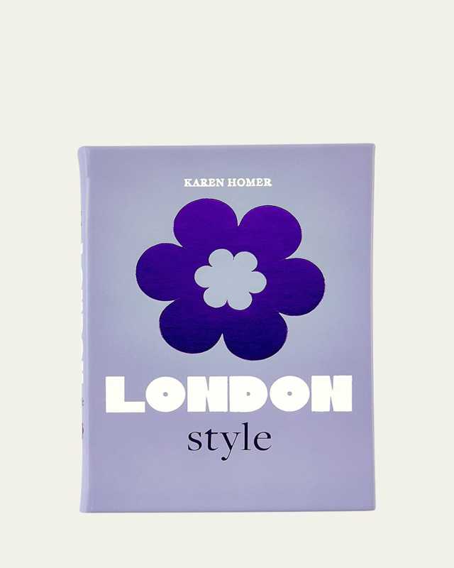 "Little Book of London Style" Leather-Bound Book by Karen Homer